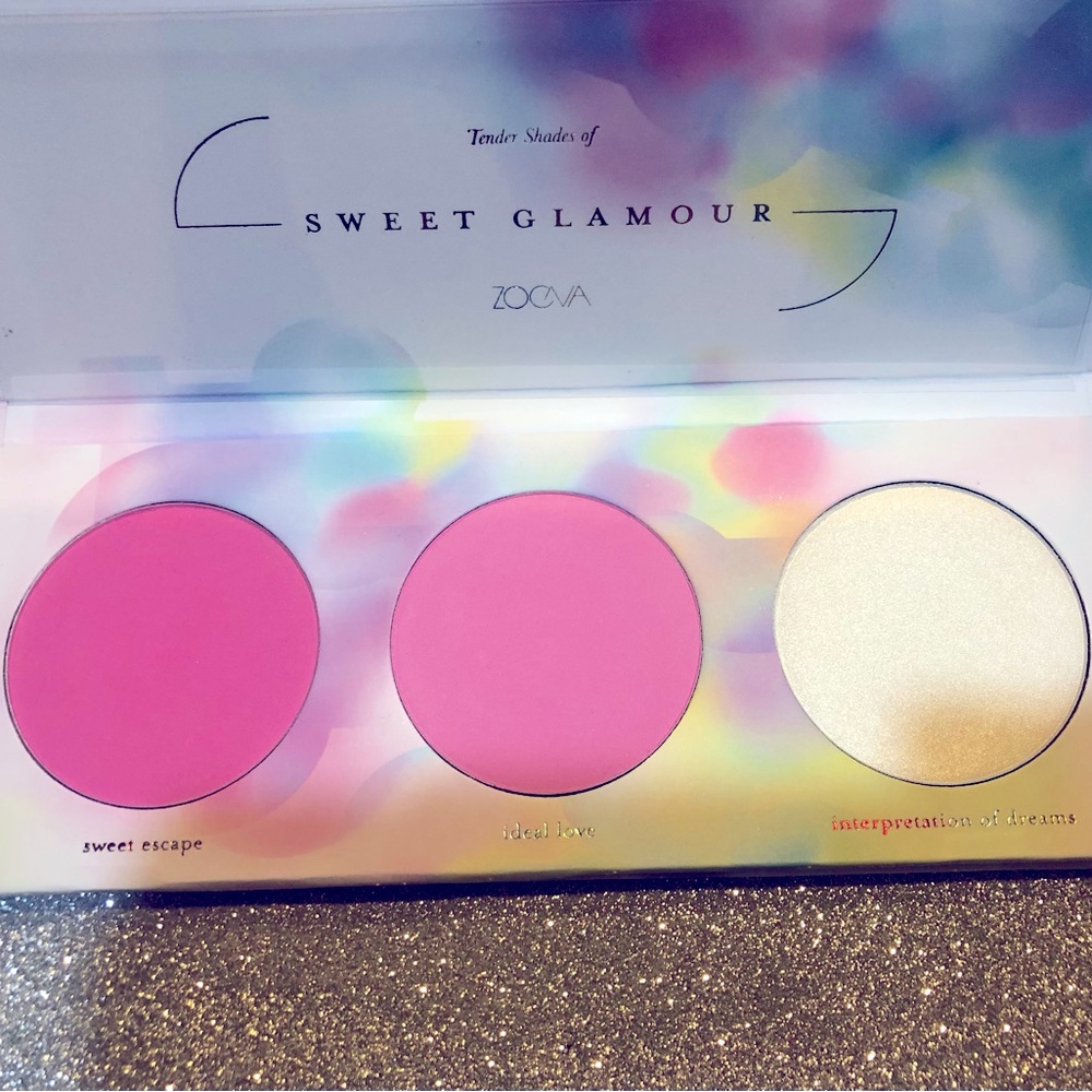 BNIB! ZOEVA Sweet Glamour Blush and Highlighter Palette 🎨